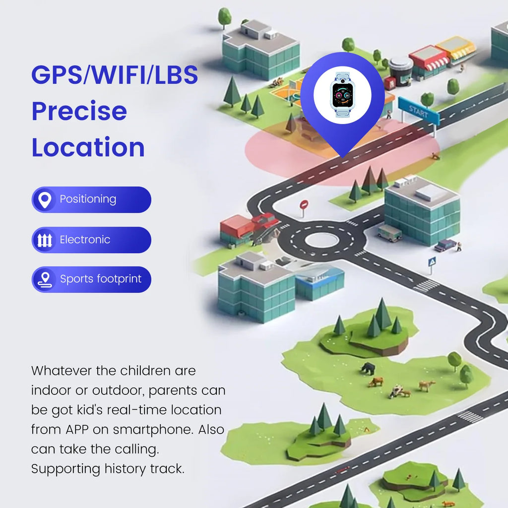 Wholesale Custom DH15 Kids Smart Watch for Ages 6-14 Square GPS 4G SIM Card Waterproof IP67 Video Call GPS Camera Boys Girls