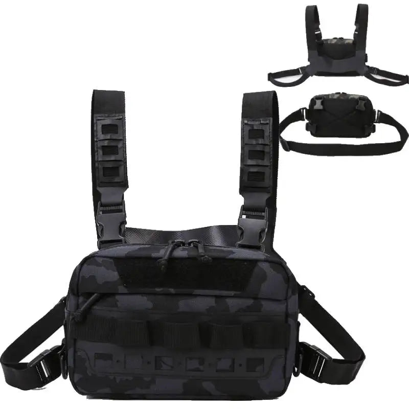 Fishing Chest Bag Men's Tactical Bags Waterproof Climbing Camping Backpacks Outdoor Travel Vest Backpack Fanny Pack Cycling Sack