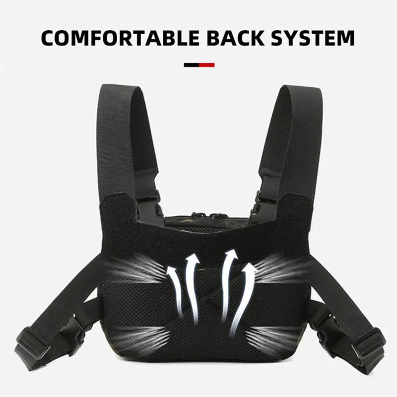 Fishing Chest Bag Men's Tactical Bags Waterproof Climbing Camping Backpacks Outdoor Travel Vest Backpack Fanny Pack Cycling Sack