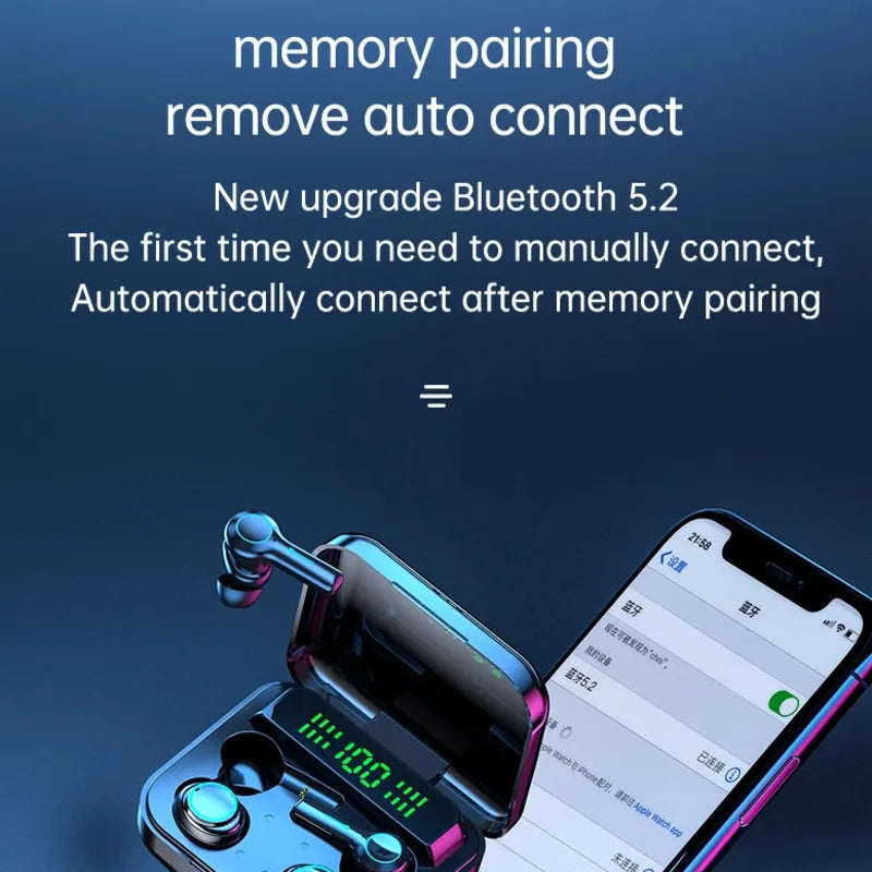 Hot Selling M21 Couple's Dual Earphones With Waterproof And Noise Cancelling Bluetooth Earphones With Intelligent Touch Control