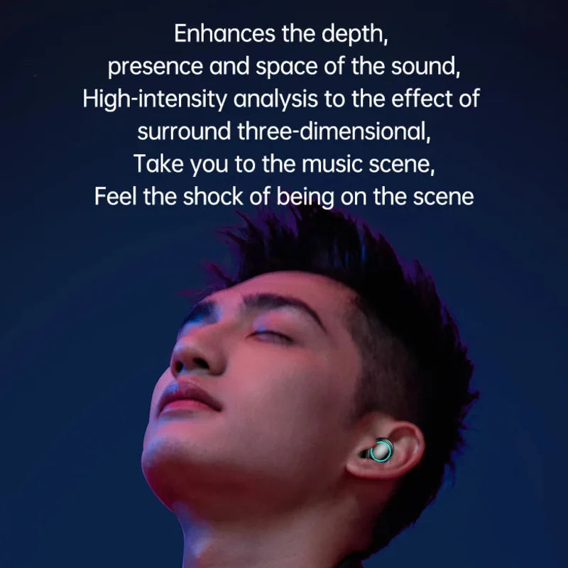 Hot Selling M21 Couple's Dual Earphones With Waterproof And Noise Cancelling Bluetooth Earphones With Intelligent Touch Control