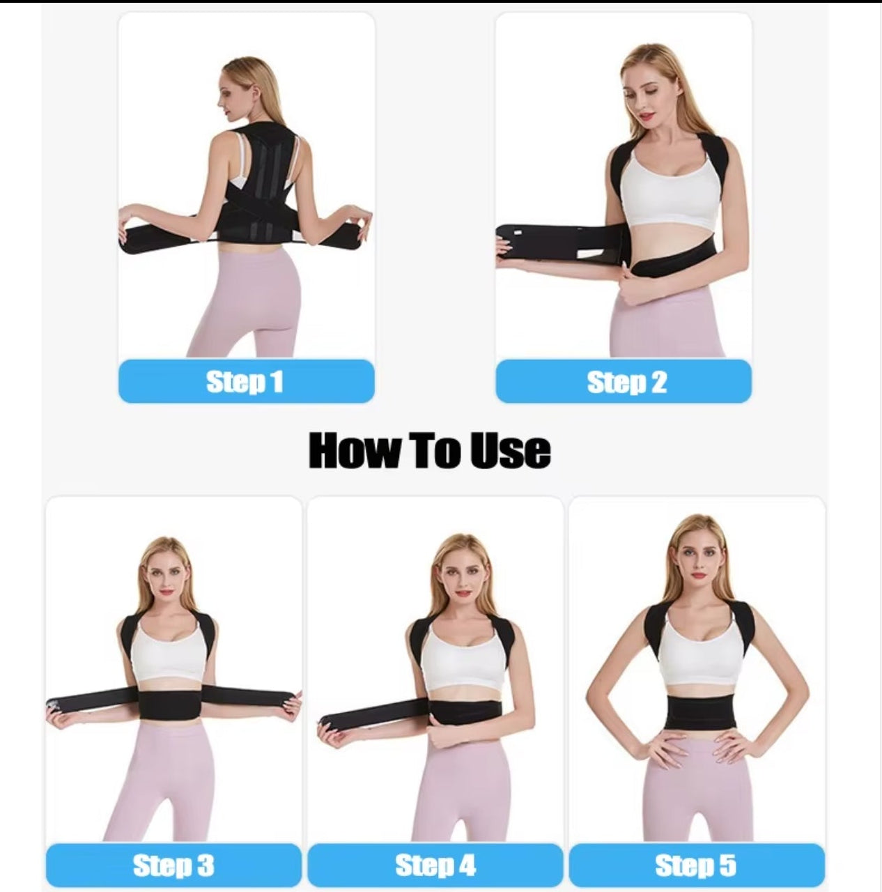 premium posture corrector brace